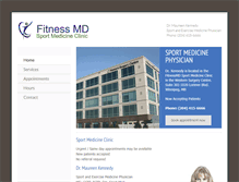 Tablet Screenshot of fitnessmd.com